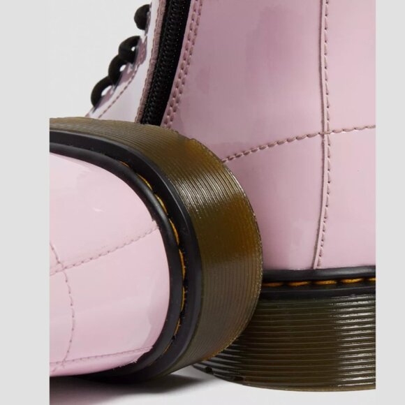 KIDS1460 PATENT LEATHER LACE UP BOOTS - Picture 5 of 6